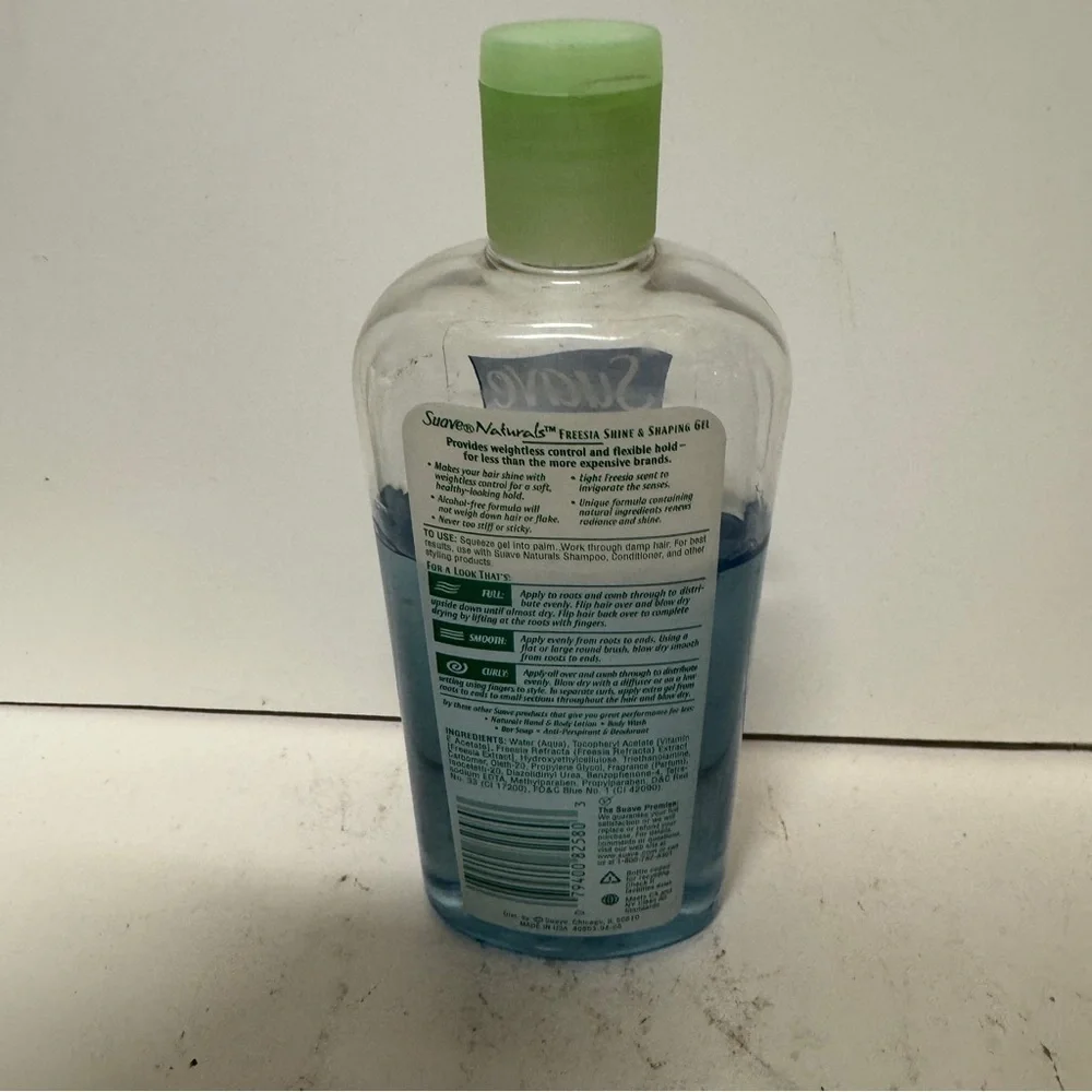 Suave Naturals Freesia Flexible Hold Gel Vitamin E Vintage